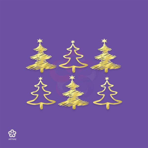 استیکر درخت کریسمس در 2 طرح