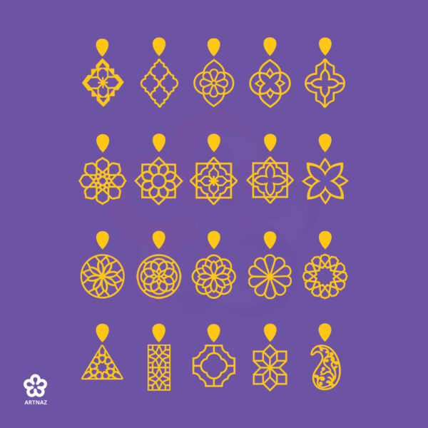 بیس مولتی استایل گوشواره کالکشن ایران من 3