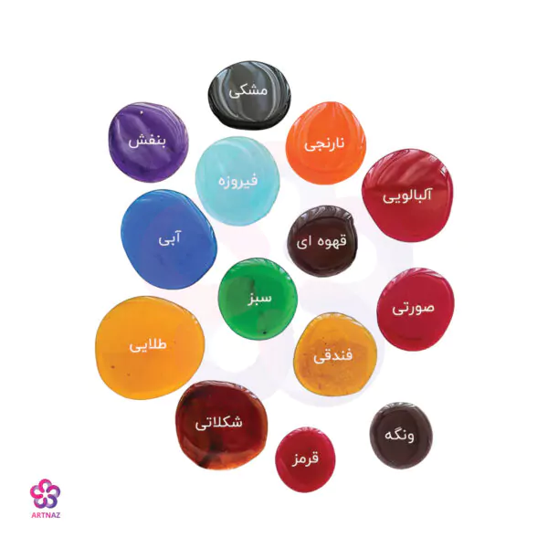 رنگ جوهری در 14 رنگ